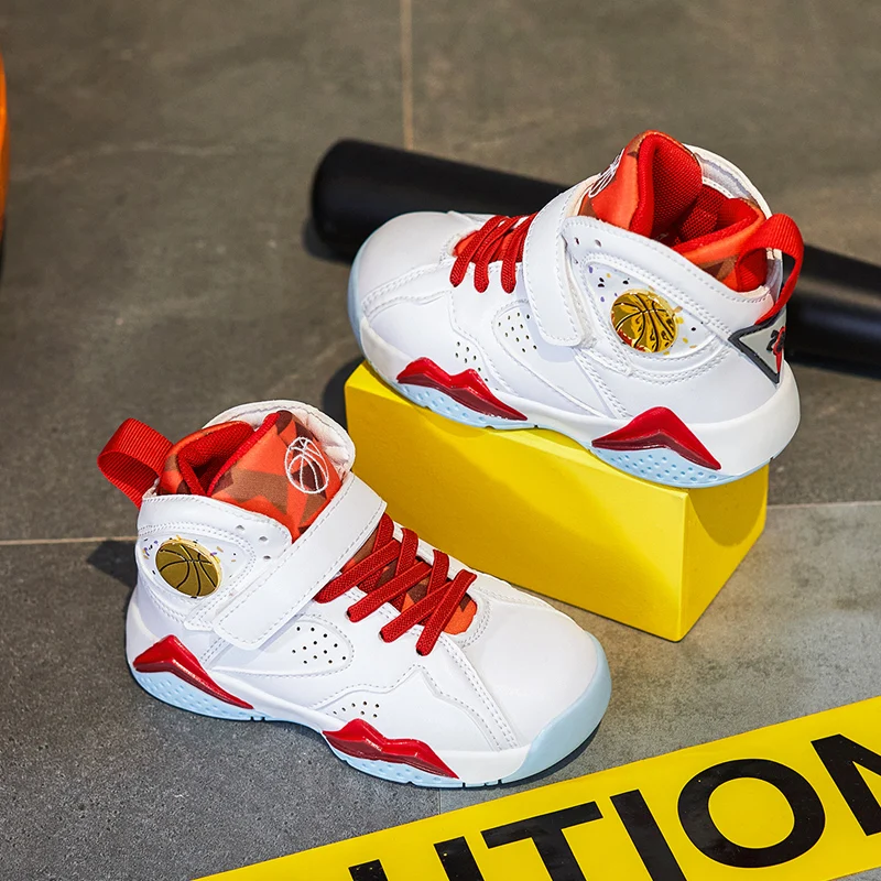 Новинка 2022 детские кроссовки Баскетбольная обувь для мальчиков нескользящая