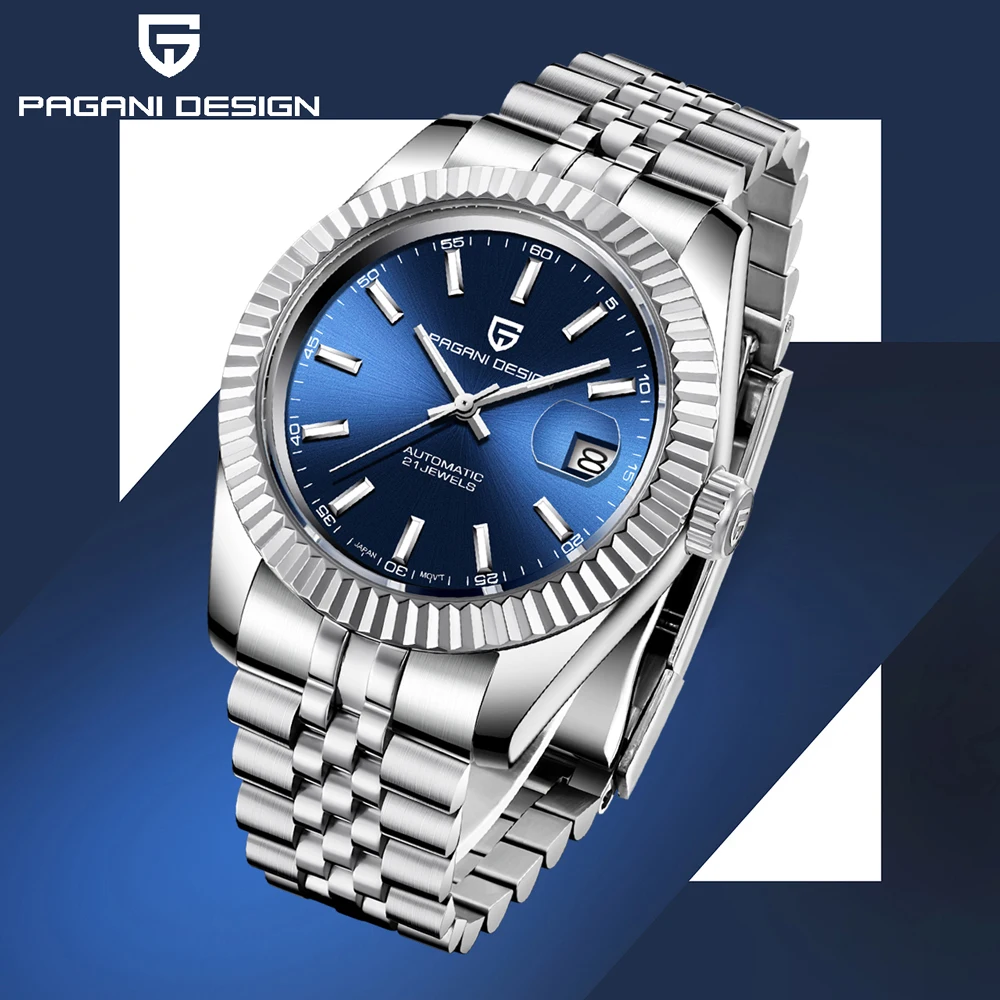 

PAGANI DESIGN Men Mechanical Watch Top Luxury Brand Automatic Watch Men Fashion Casual Stainless Steel Waterproof Orologio Uomo