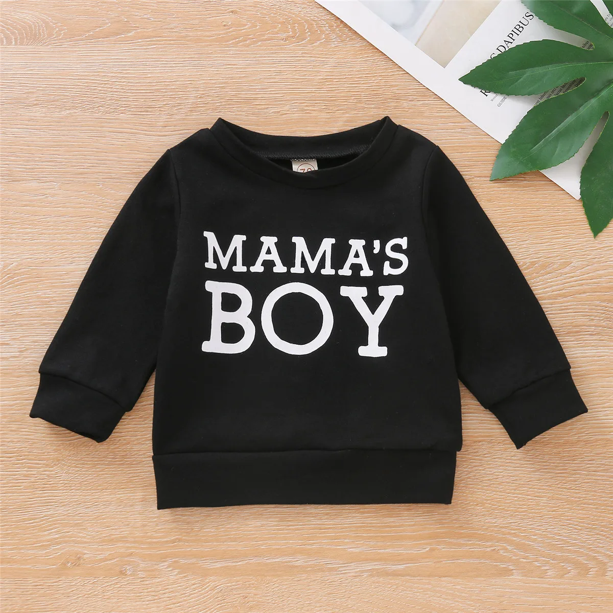 2020 0-3Y Baby' Kids Girls Boys Sweatershirt, Mommy's BOY letter Print Pullover Top Long Sleeve Hoodies for Autumn and Spring