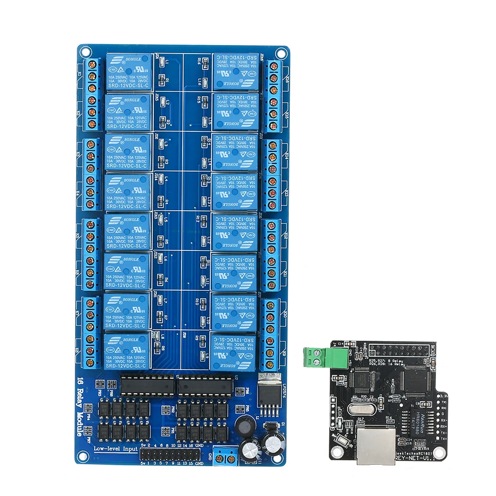 Модуль управления Ethernet LAN WAN сетевой веб сервер RJ45 порт 16 канальный релейный