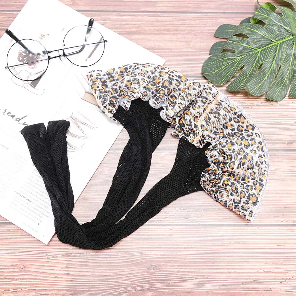 Прозрачные кружевные облегающие высокие колготки для девочек модные женские