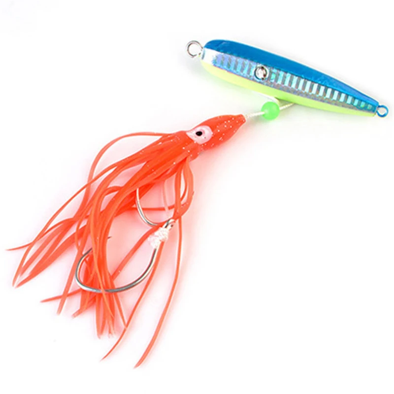 

Fishing Glow Jigs 40g 60g 80g 100g 120g 150g 180g 200g 250g 300g Luminous Barbed Fish Hook Winter Sea Ice Squid Peche Octopus