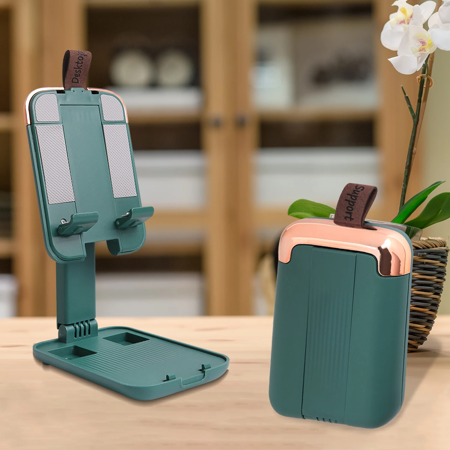 

Smartphone Mount Stand Bracket Foldable Protable sektop Adjustable Mobile Phone Holder for Iphone Samsung Xiaomi Huawei Tablet