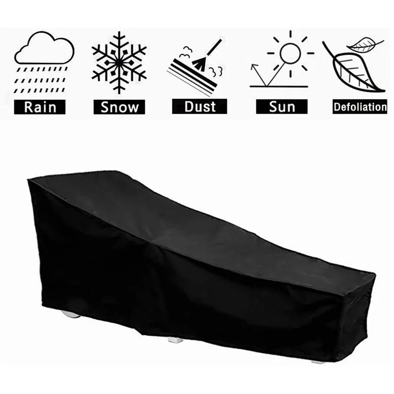 

Waterproof Dust-Proof Furniture Chair Sofa Cover Protection Garden Patio Outdoor Cover Garden Balcony Deck Chair Shed #08