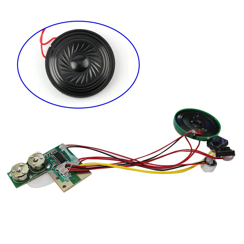 Plastic Metal Voice 10s Recordable Module for Greeting Birthday Card Gift Music Sound Talk Chip or other similar projects | Электроника