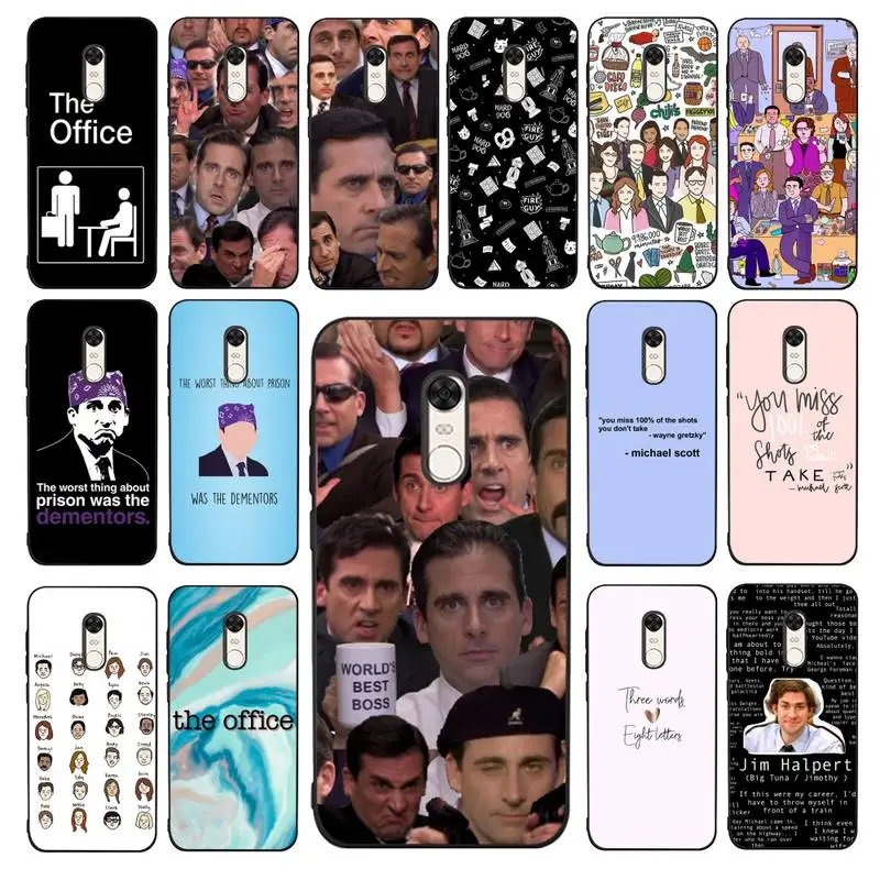 

MaiYaCa The Office Tv Show What She Said Colorful Cute Phone Case for Redmi 5 6 7 8 9 A 5plus K20 4X 6 cover