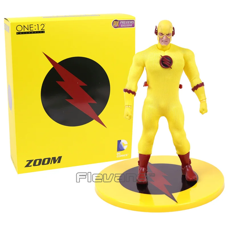 MEZCO Бэтмен Джокер Зеленая Стрела Дэдпул Человек-паук франкенстейн Капитан Америка Супермен флэш зум фигурка игрушка - Цвет: Zoom