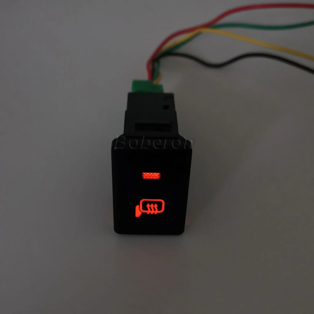 1 шт. автомобильная светодиодная подсветка на руль нагревательное зеркало