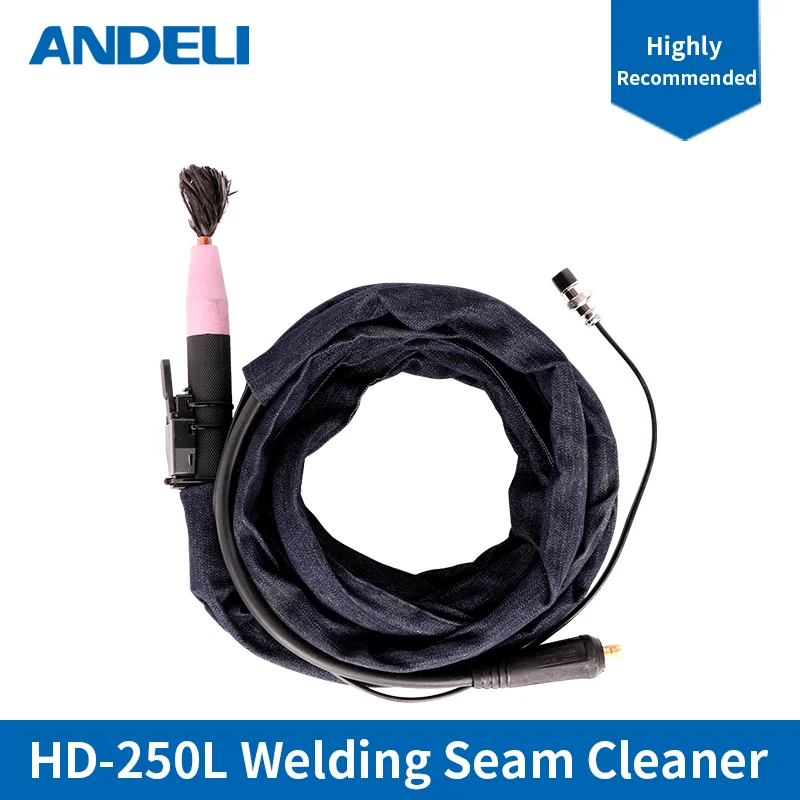 ANDELI Welding Bead Cleaner HD-250L 4M Welding Cleaner for TIG Welding Machine Brush for Weld Bead Cleaning Polishing Machine