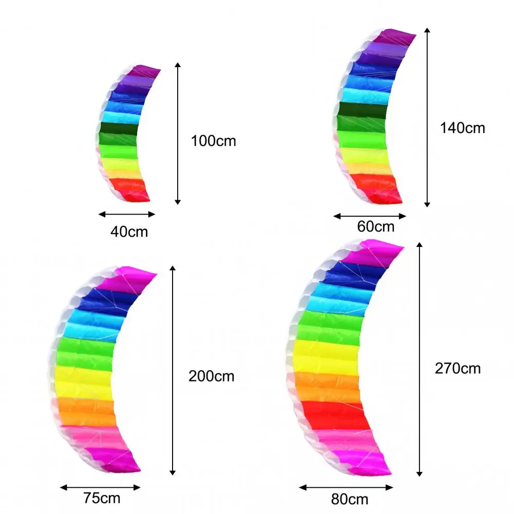 

Color big Kite is Easy to Control Power Kites Colorful Large Fast Speed Rainbow Dual Line Stunt Kite for Gift Birthday Present