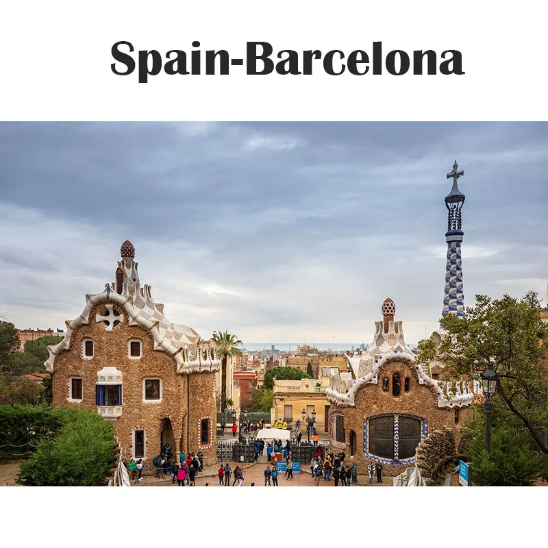 1000 шт. знаменитые здания в Барселона Испания DIY 3D Головоломка собранная