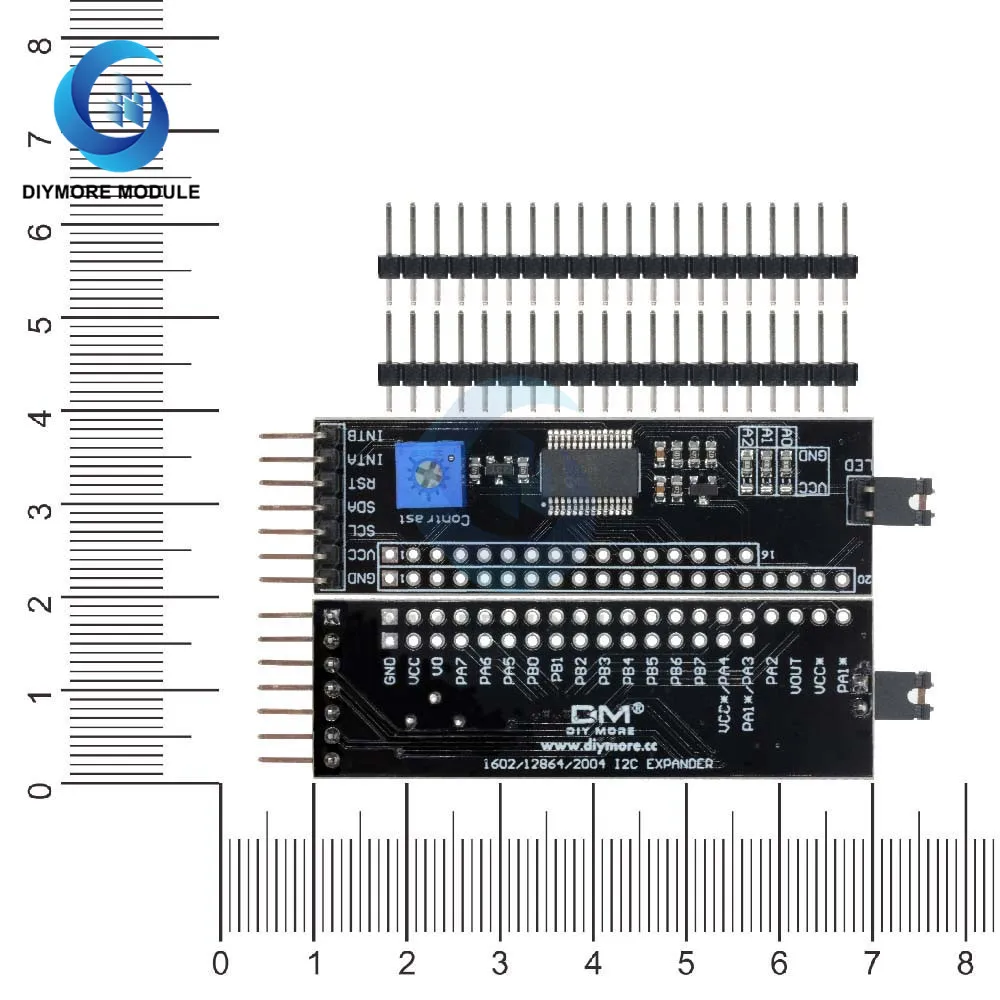 MCP23017 модуль 1602/2004/12864 LCD I2C IIC TWI последовательный интерфейс SPI 128*64 плата драйвера ЖК