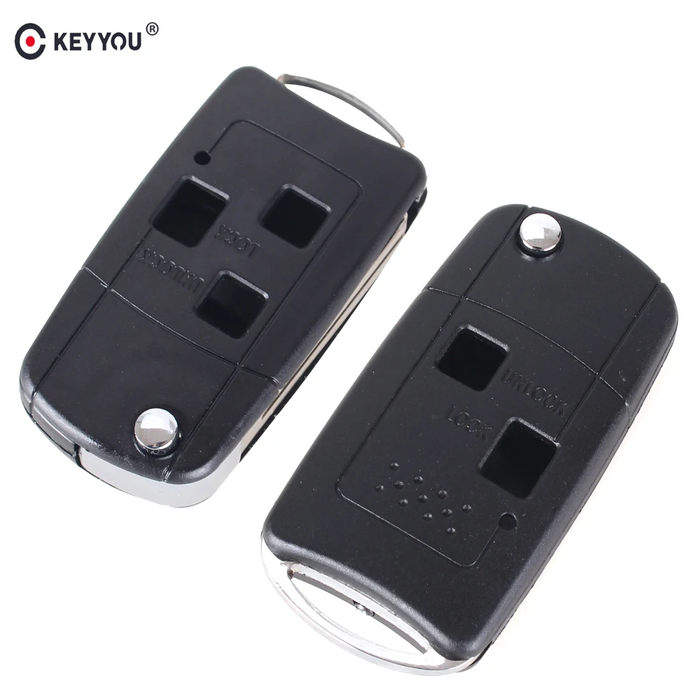 Модифицированный чехол KEYYOU для автомобильного ключа 2/3 кнопок Lexus IS200 GS300 LS400 RX300