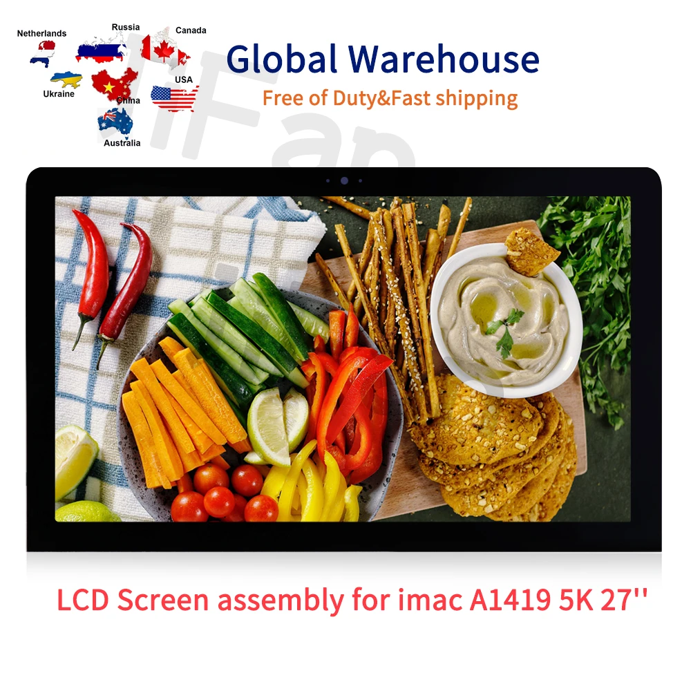 Новый ЖК светодиодный в сборе для iMac 27 '&#x27A1419 5k Retina LM270QQ1 SDB1 SDA2 SDC1 EMC 2834 2806 |
