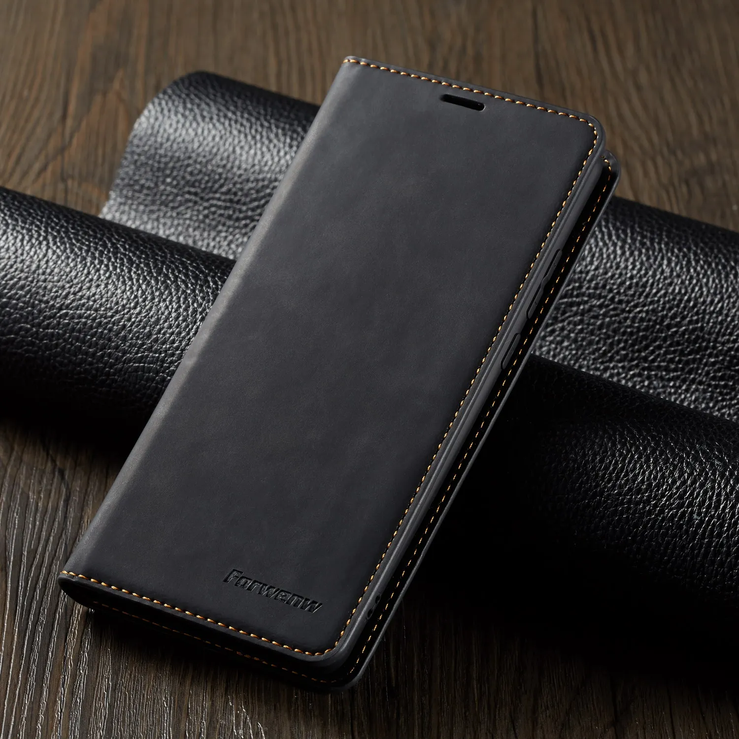 Black Флип-кожаный чехол для huawei P Smart Huwei P30 P20 mate 30 20 Pro Lite, роскошный держатель для карт, кошелек с подставкой, Магнитный чехол-книжка - Цвет: Black
