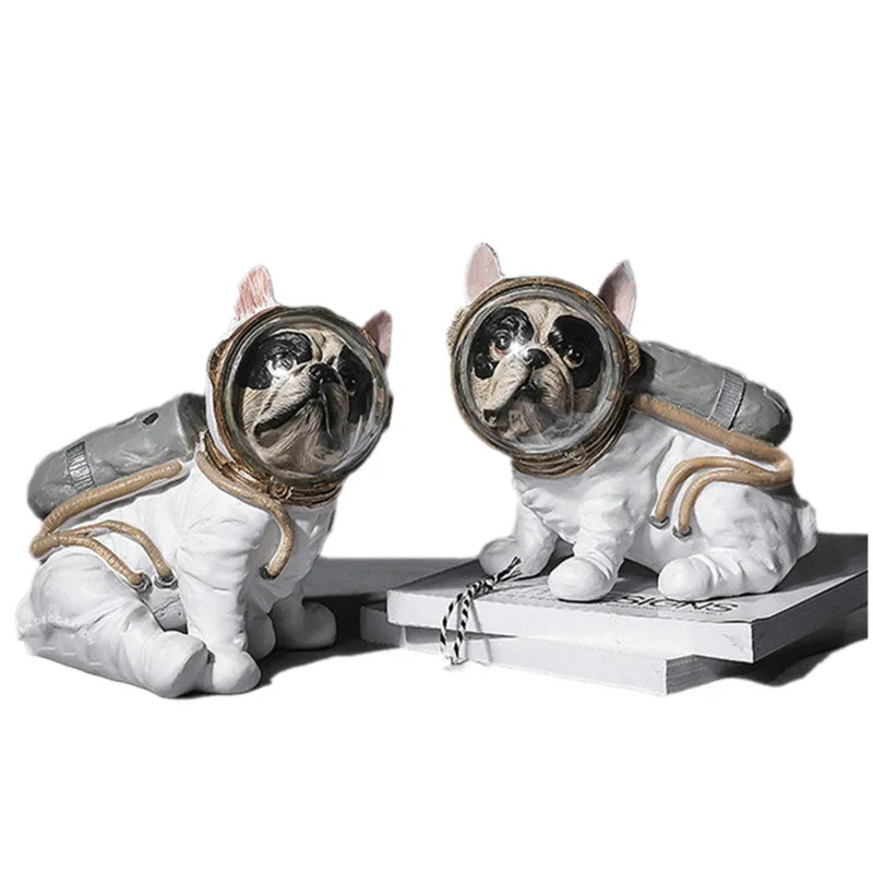 

Decorative Statues For Home Decor Space Dog Model Living Room Sculptures Figurines For Interior Room Ornaments Home Decor Craft