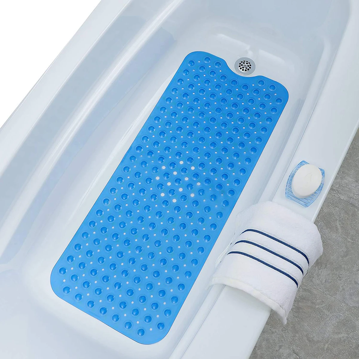 

40*100cm Mat Bathtub Bath Mat PVC Large Bathtub Safety Shower Non-slip Bath Mats With Suction Cups Floor Mat