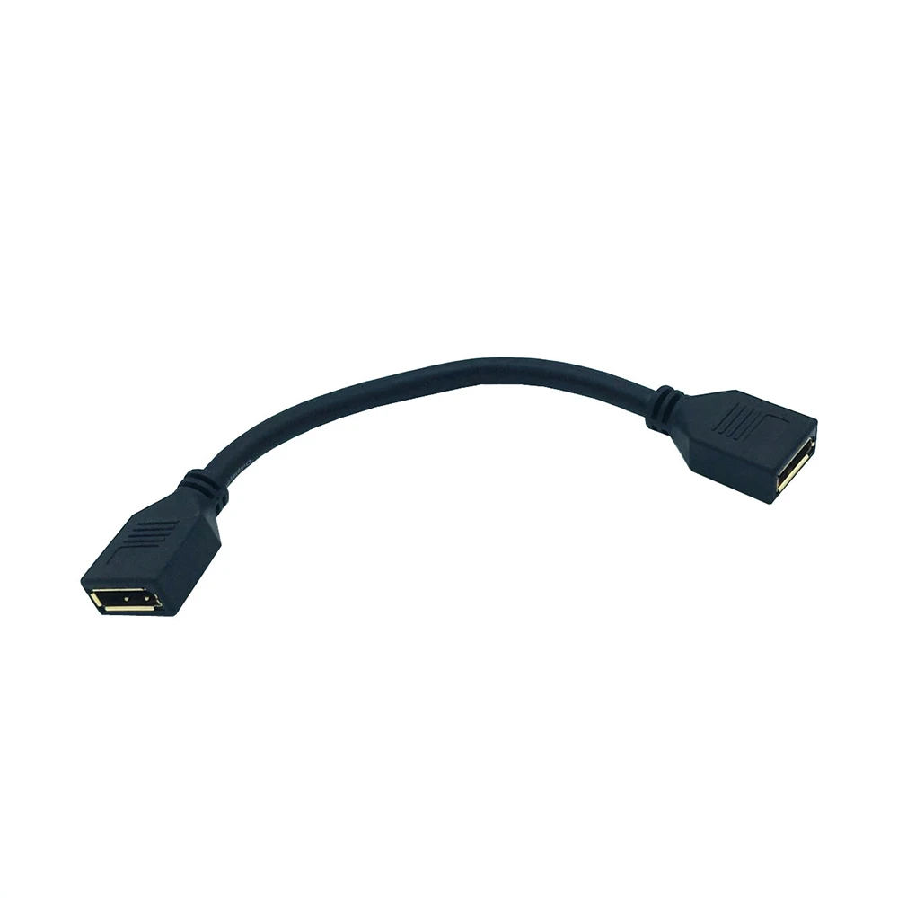 Удлинитель displayport гнездо к гнезду разъем 4k/8k порт дисплея dp кабель удлинитель