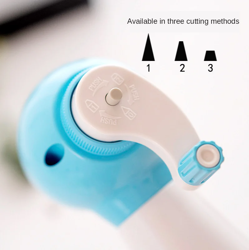 Pencil Sharpener Automatic Hand Crank Lead Cute Art Sharpeners Adjust Cutter Office School Stationery Items | Канцтовары для офиса