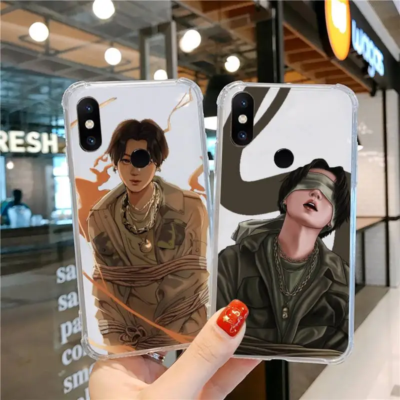 

Agust D suga Phone Case Transparent For Xiaomi CC 9 11 MAX3 Mix3 MIX2 6X 8 5x 10S 11 10 X SE lite Pro
