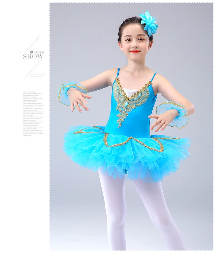 

Girl Ballet Tutu Dress Swan Lake Ballet Costume Ballerina Clothes Children Ballet Dance Dressrs F Girls Pink / Blue / White