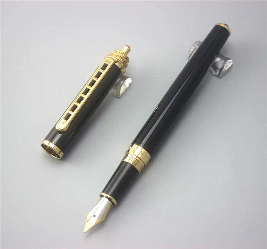 

JINHAO металлическая авторучка ручка для школы офиса поставки офисные принадлежности Роскошные чернильные ручки учитель отец бизнес подарок ...