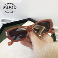 2021 korean version of the white square sun glasses female round face is thin big frame shading street sunglasses gafas de sol