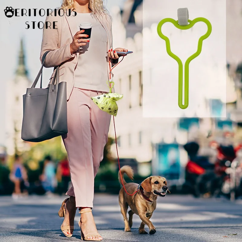 

Держатель-поводок для собак, прочная веревка для перевозки отходов, средство для чистки питомцев