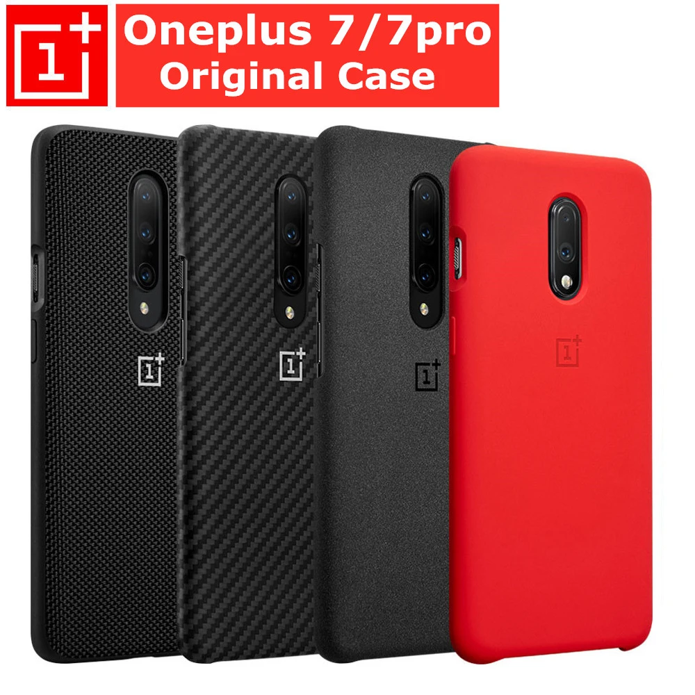 Oneplus 7 Pro Чехол Oneplus7 7pro силиконовый чехол Официальный песчаник нейлон Coque Fundas One plus 7 pro чехол s
