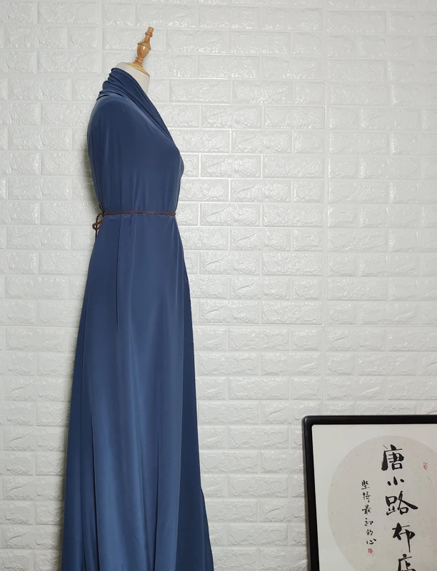 19 Осенняя Новинка 135 см широкая однотонная окрашенная моющаяся 100% Шелковая