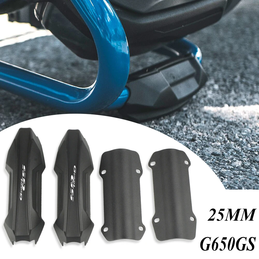 

25mm Motorcycle Accessories Engine Crash bar Protection Bumper Decorative Guard Block For BMW G650GS G650 GS 2008-2014 2015 2016