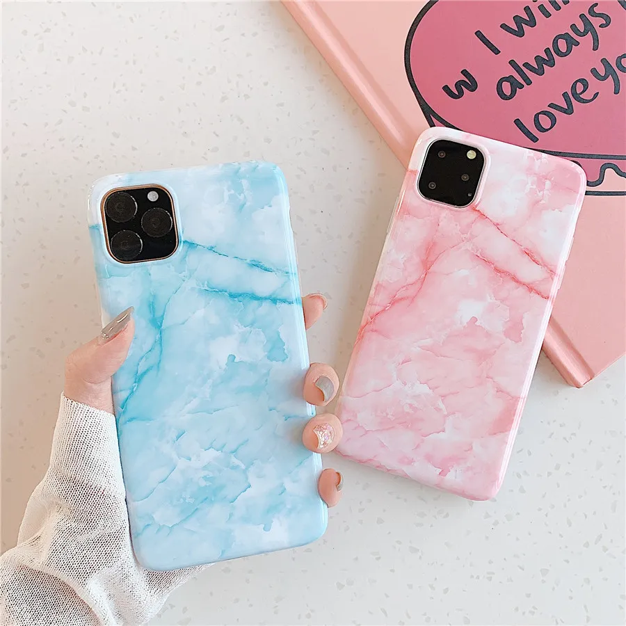Чехол с мраморным покрытием для iphone 11 Pro Max X XS XR 6 S 7 8 Plus мягкая задняя крышка IMD