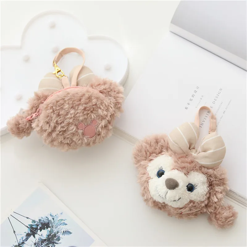 Даффи и его друзья милые пушистые кошелёк из искусственного меха ШеллиМэй для монет и карточек, нулевой кошелёк, прекрасные подарки для детей девочек.