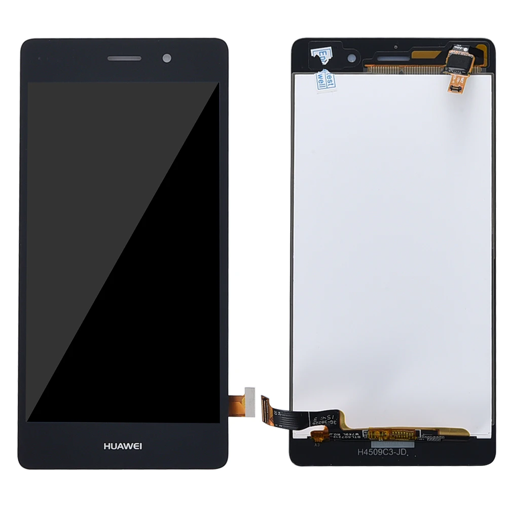 Huawei P8 Lite ЖК-дисплей кодирующий преобразователь сенсорного экрана в сборе с рамкой Замена ALE-L04 ALE-L21 для 5," huawei P8 Lite lcd