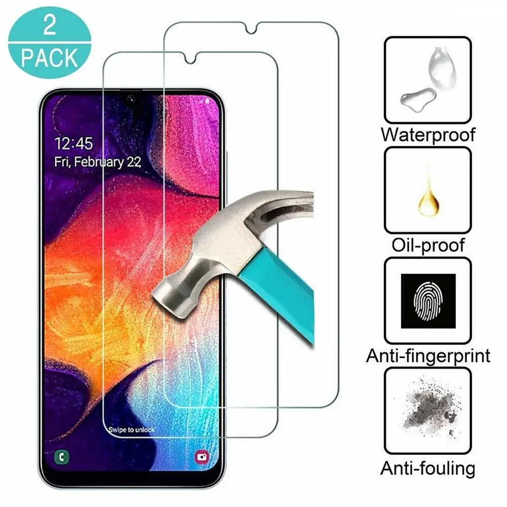2 шт. защитная Пленка из закаленного стекла для Samsung Galaxy A10/20/30/40/50/60/70/80/90|Защита