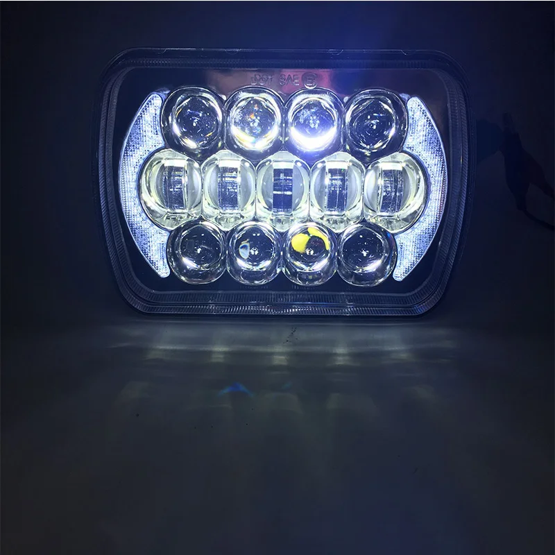 5 ''x 7'' 6 дальнего ближнего света светодиодные фары для Jeep Wrangler YJ Cherokee XJ H6054