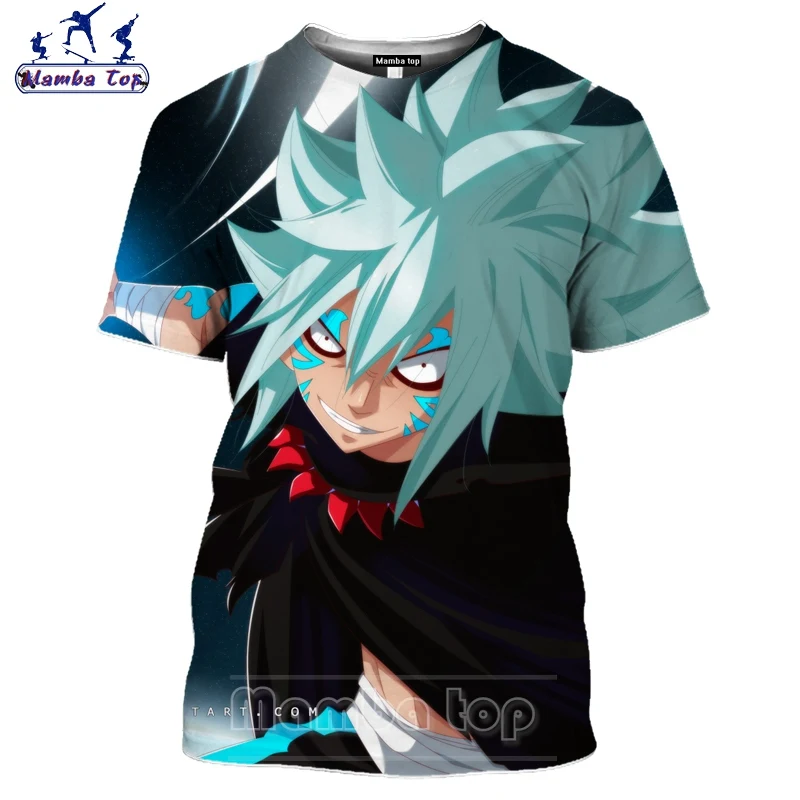 Топ Mamba для мужчин и женщин Мужская футболка с 3D принтом комиксов Феи хвост Венди