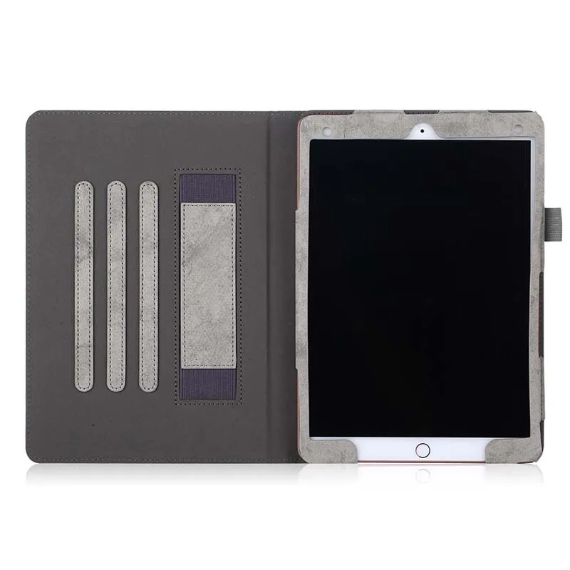 Роскошный кожаный чехол из хлопчатобумажной ткани для iPad 10 2 209 Pro 5 2017 умный