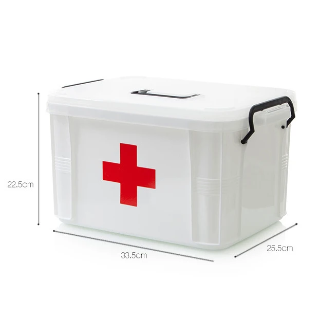XL First Aid Kit Medicine Chest Holder Storage Box Multi-layer Emergency Kits Cabinet Security Safety Home Rangement Organizer - Цвет: XL