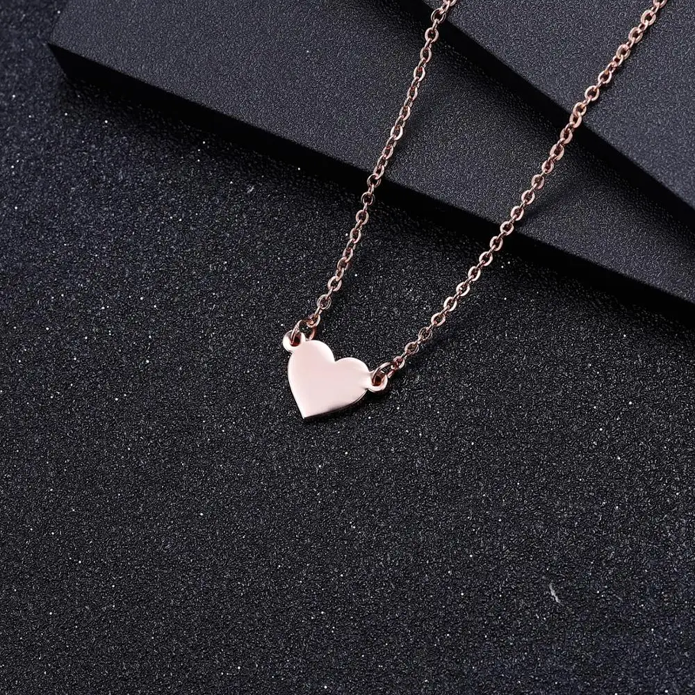 Женское многослойное ожерелье чокер с подвеской в форме сердца|Индивидуальные