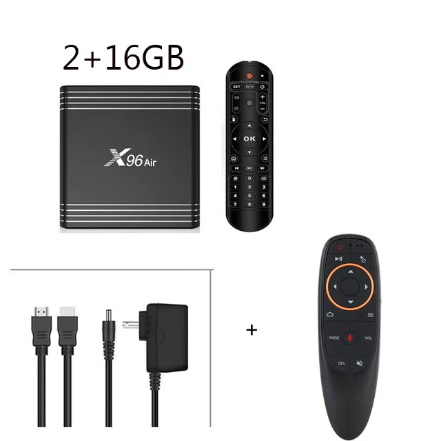 2GB 16GB G10 Gyro ТВ-приставка X96 Air Amlogic S905X3 Android 9,0 4 Гб 64 ГБ 32 ГБ 4K 8K 24fps Netflix X96Air 2,4/5,0G WiFi BT4.1 Smart tv box - Color: 2GB 16GB G10 Gyro