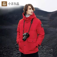 electric graphene heated jacket women men usb electric heating hooded warmer down jackets winter outdoor from xiaomi youpin