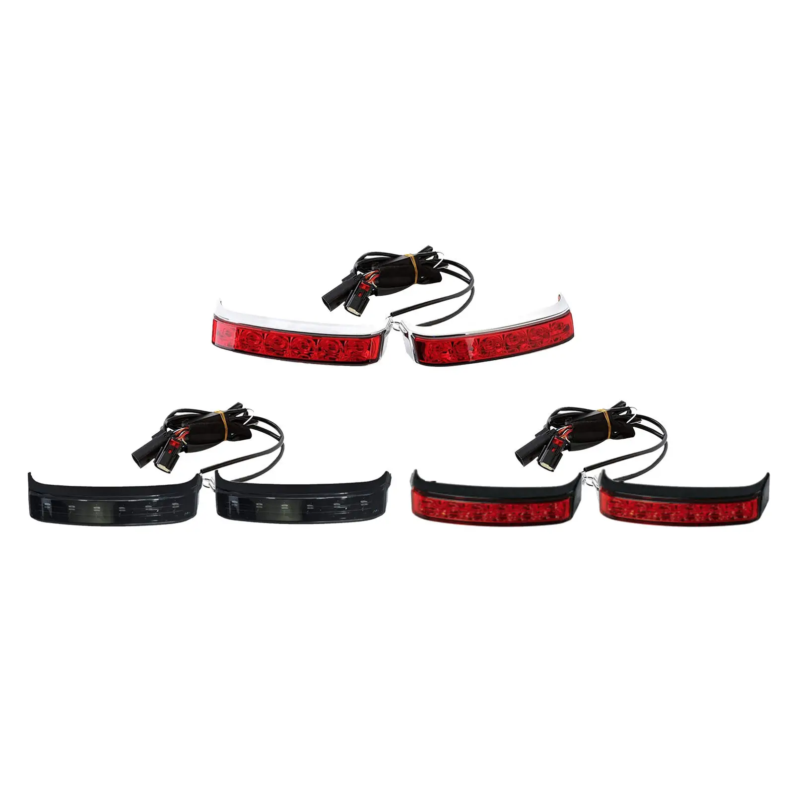 

2x сиденья задний стоп сигнал поворота светодиодная линсветильник совместимая с Harley Glide 14-18 запасные части