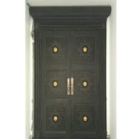 custom cast front entry main wrought iron door design catalogue for houses modern Exterior Steel Doors for villa