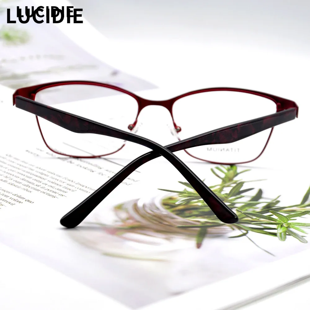 Мужские и женские очки кошачий глаз Lucide в оправе с защитой от синего света по