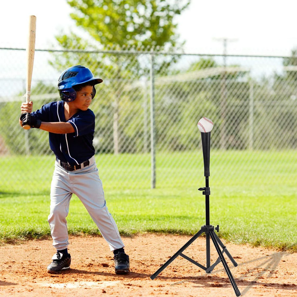 

Adjustable Metal Steel Portable Practical Baseball Training Sports Softball Durable Outdoor Batting Tee Tripod Stand Accessories