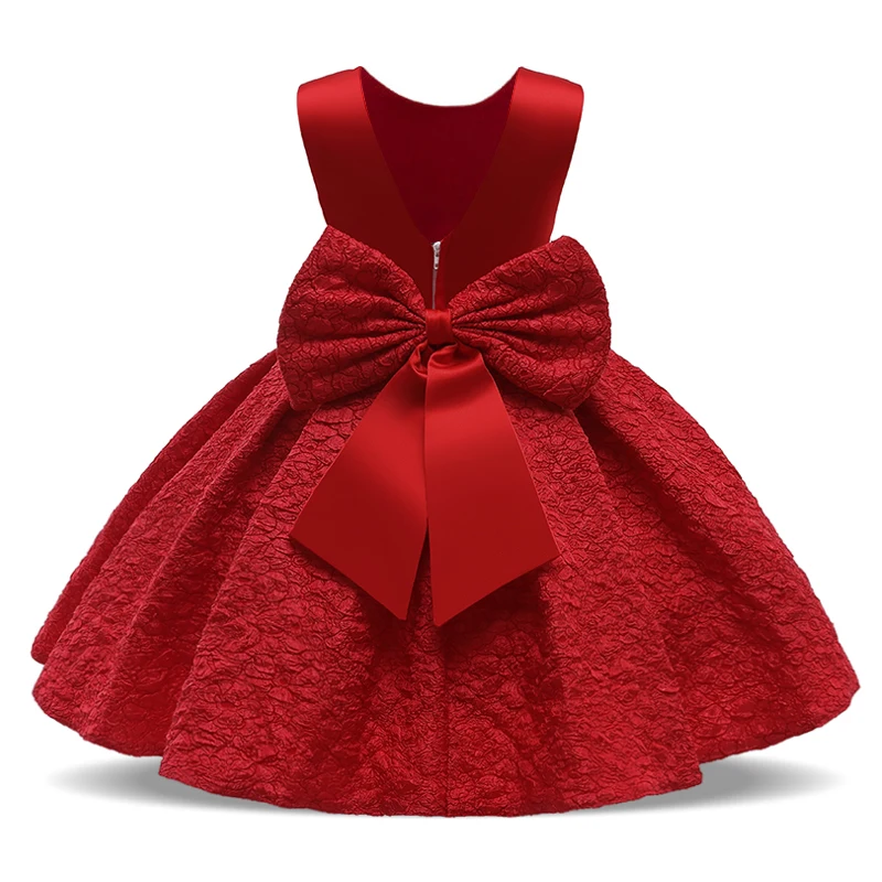 2022 детское свадебное платье с большим бантом для девочек Детский костюм вечернее