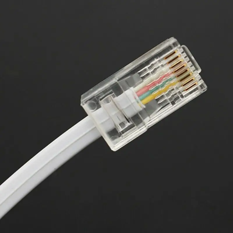 RJ11 6P4C Female To Ethernet RJ45 8P4C Male F/M Adapter Converter Phone Cable | Компьютеры и офис