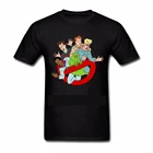 Ghostbusted новинка футболка для мужчин с принтом с героями из мультфильма предварительно хлопковая футболка с короткими рукавами и забавный дизайн футболки размера плюс с героями мультфильмов сети