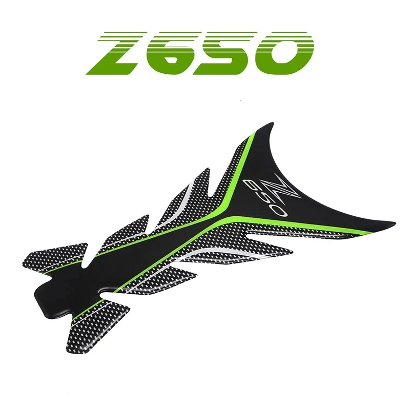 

For Kawasaki Z650 Motorcycle 3D Fuel Tank Protective Sticker Carbon Tank Protective Cover Decal Sticker
